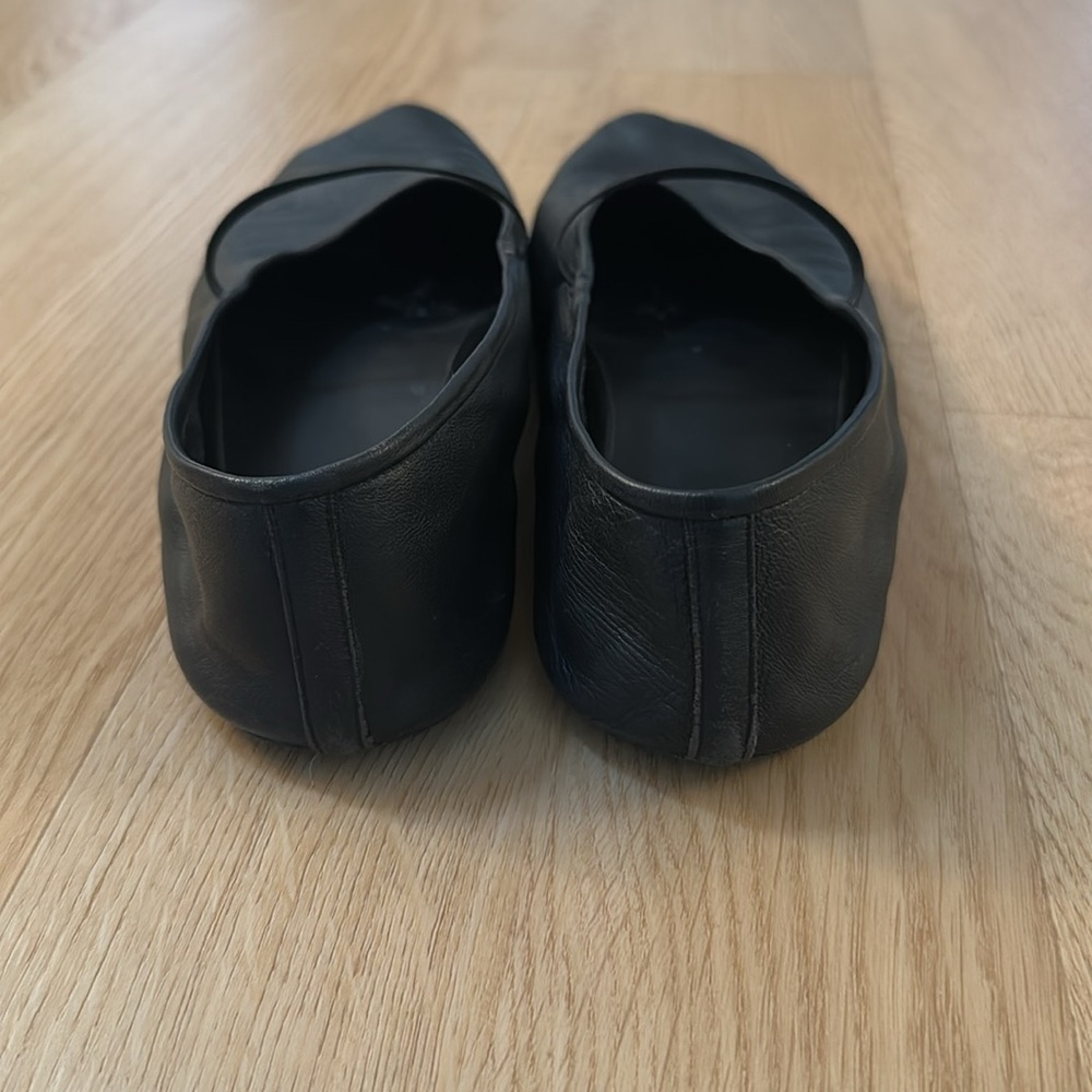The Row Black Leather Ballet Flat - Size IT 39 - Picture 5 of 6
